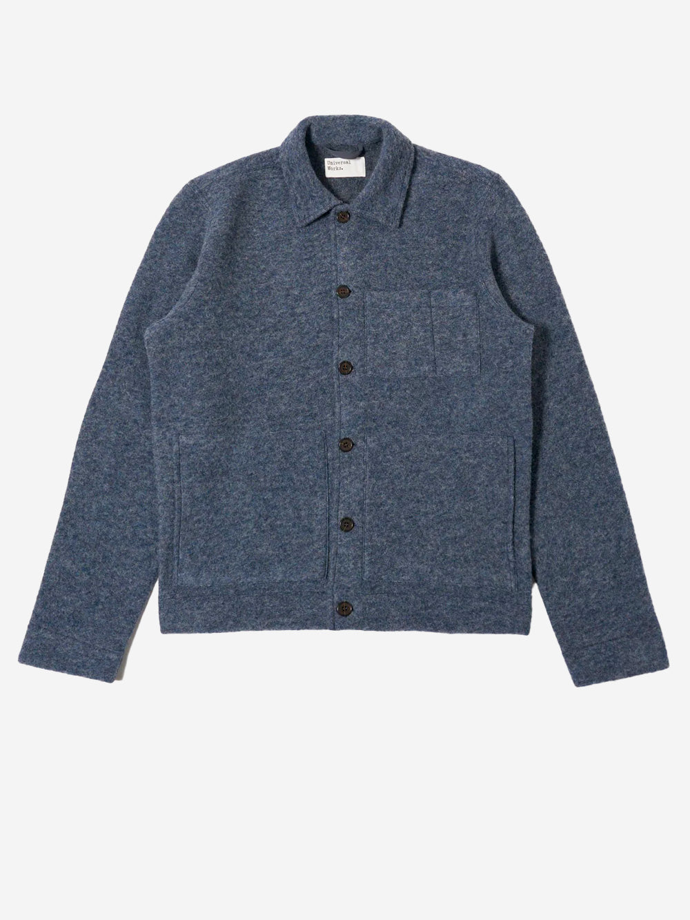 UNIVERSAL WORKS Giacca 'Uniform' blu ardesia in misto lana Blu Urbanstaroma