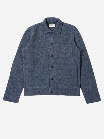 UNIVERSAL WORKS Giacca 'Uniform' blu ardesia in misto lana Blu