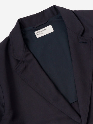 UNIVERSAL WORKS Giacca blu in misto lana a due bottoni Blu scuro