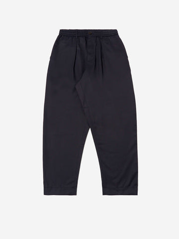 UNIVERSAL WORKS Pantaloni Oxford blu Travel Suiting Blu scuro