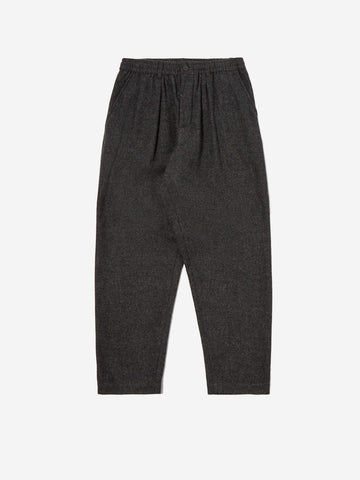 UNIVERSAL WORKS Pantaloni casual pleated Moleskin misto lana grigi Grigio