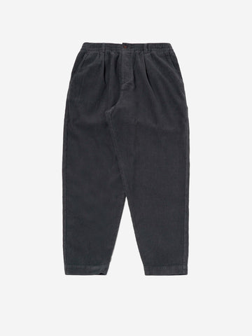 UNIVERSAL WORKS Pantaloni casual pleated in velluto a coste grigi grigio