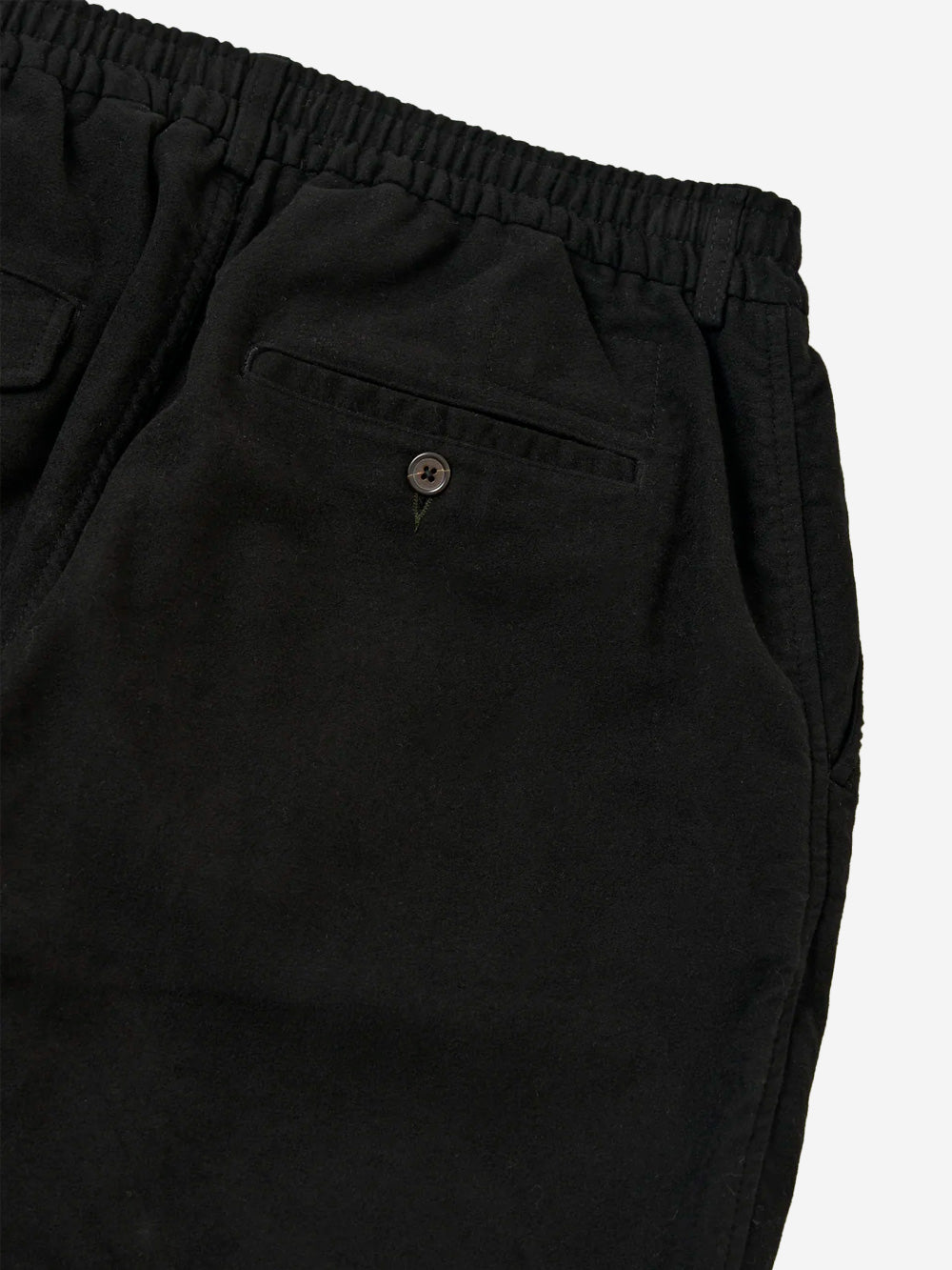 UNIVERSAL WORKS Pantaloni jogger Moleskin Pleated Nero Urbanstaroma