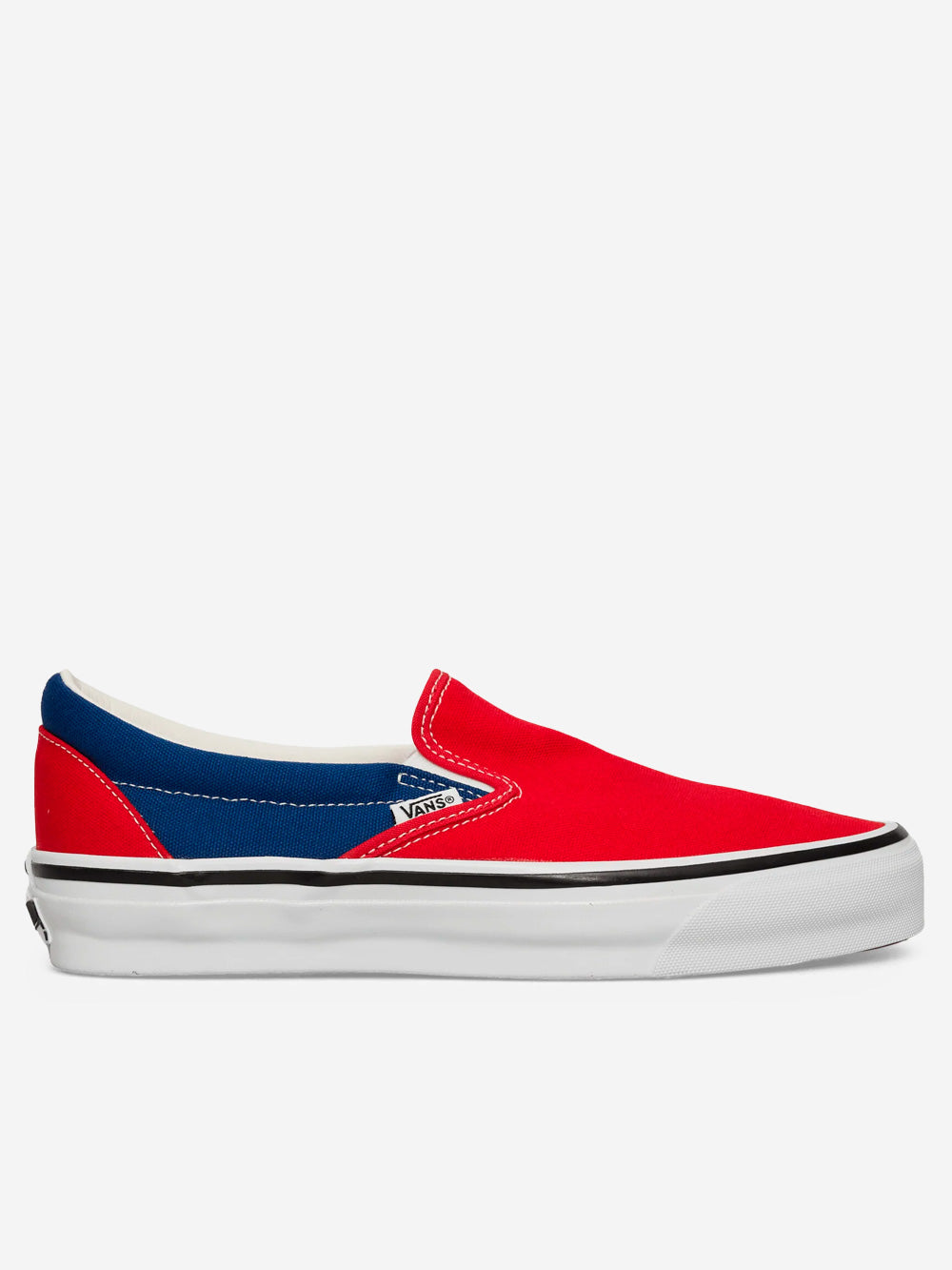 VANS OTW by Vans X Engineered Garments Classic Slip-On 98 rosse e blu Rosso blu Urbanstaroma