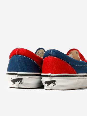 VANS OTW by Vans X Engineered Garments Classic Slip-On 98 rosse e blu Rosso blu