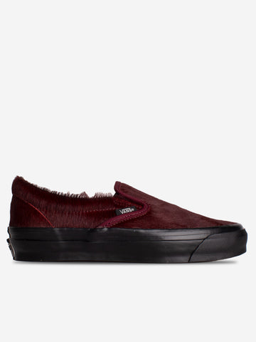 VANS OTW by Vans LX Classic Slip-On 98 Pony Hair burgundy Bordeaux