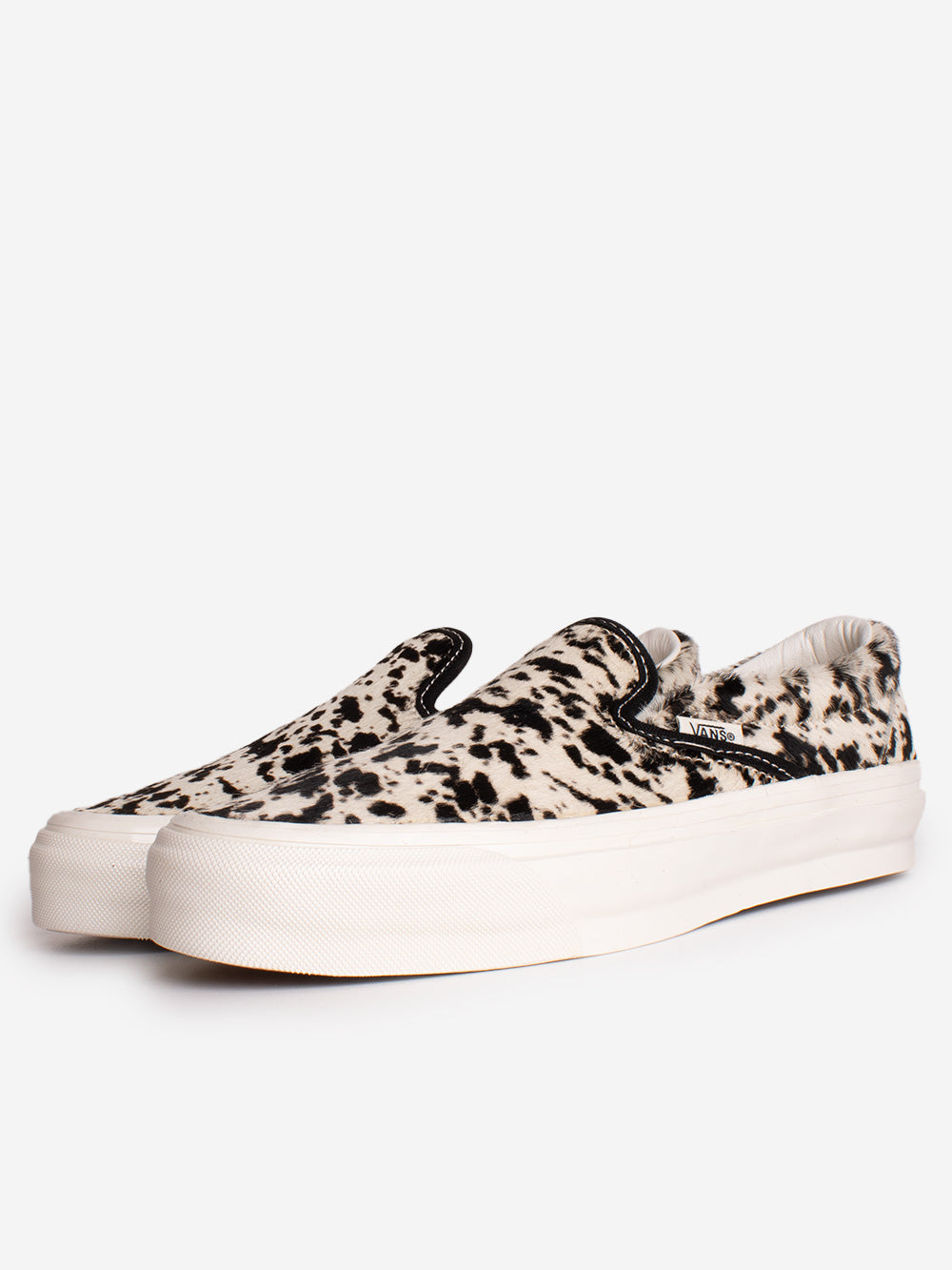 VANS OTW by Vans LX Classic Slip-On 98 Pony Hair bianche e nere Bianca nera Urbanstaroma
