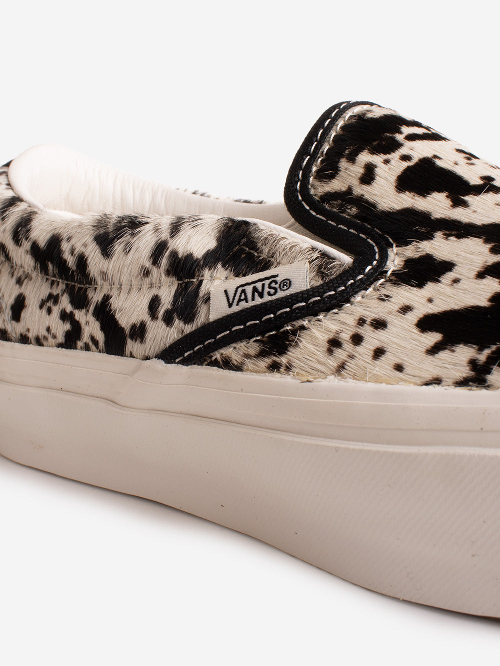 VANS OTW by Vans LX Classic Slip-On 98 Pony Hair bianche e nere Bianca nera Urbanstaroma