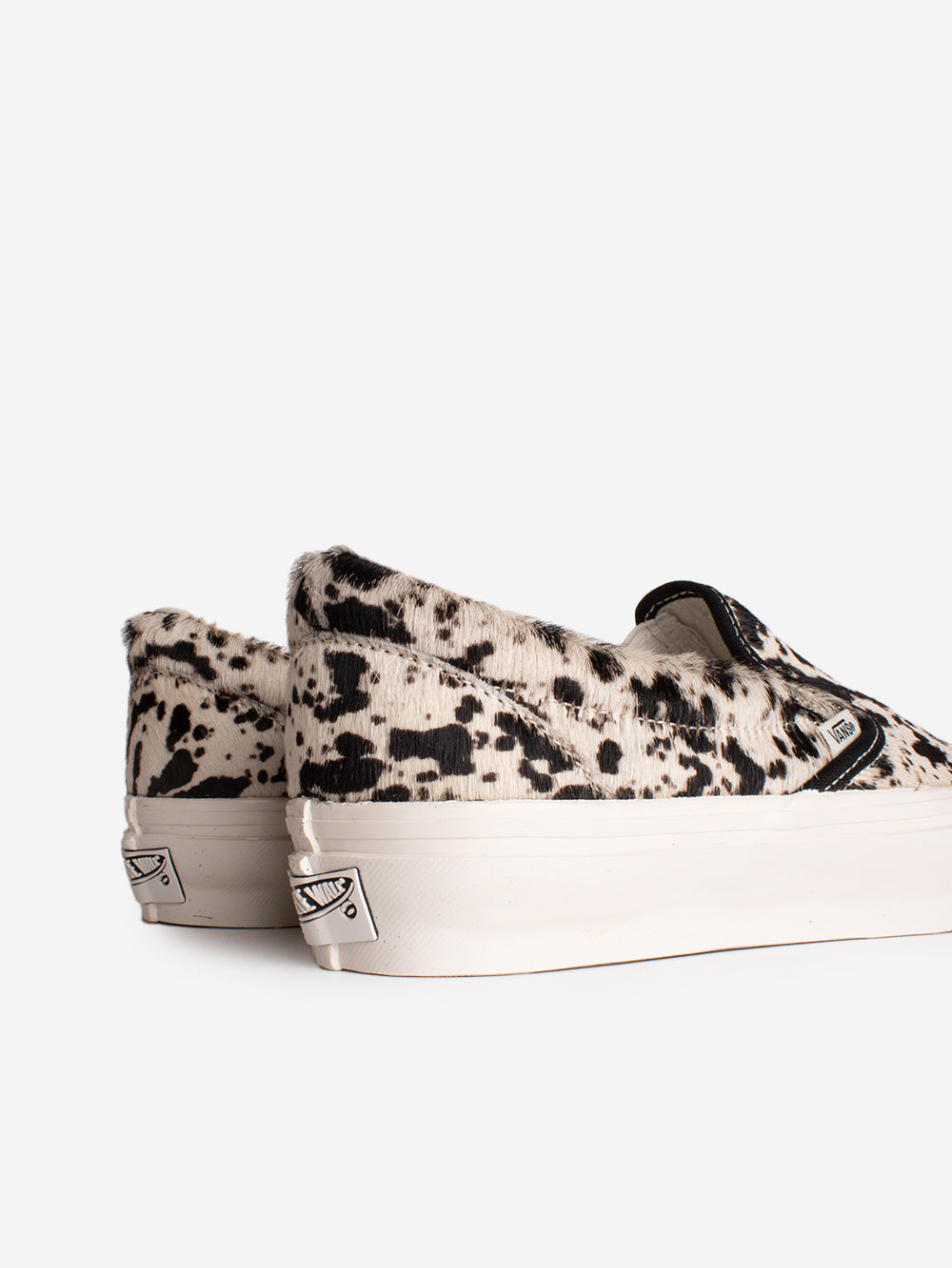 VANS OTW by Vans LX Classic Slip-On 98 Pony Hair bianche e nere Bianca nera Urbanstaroma