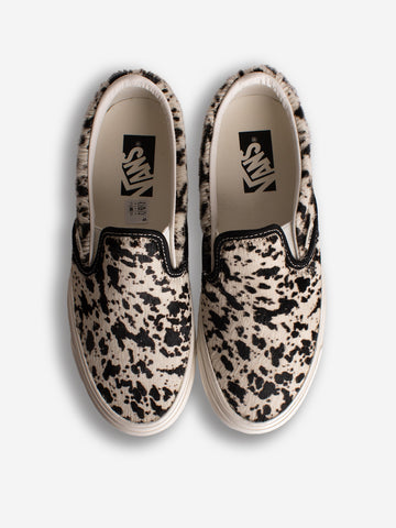 VANS OTW by Vans LX Classic Slip-On 98 Pony Hair bianche e nere Bianca nera