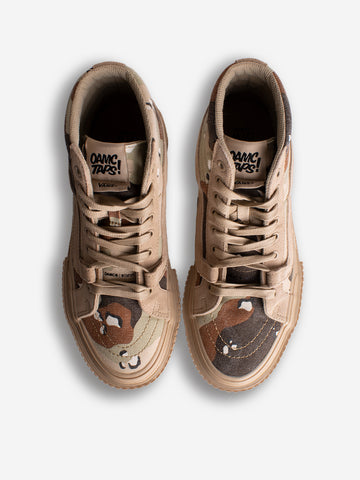 VANS OTW Sk8-Hi GL Lug x OAMC x WTAPS Desert Camo Beige