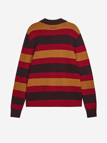 ADIDAS x Wales Bonner maglione a righe Rosso