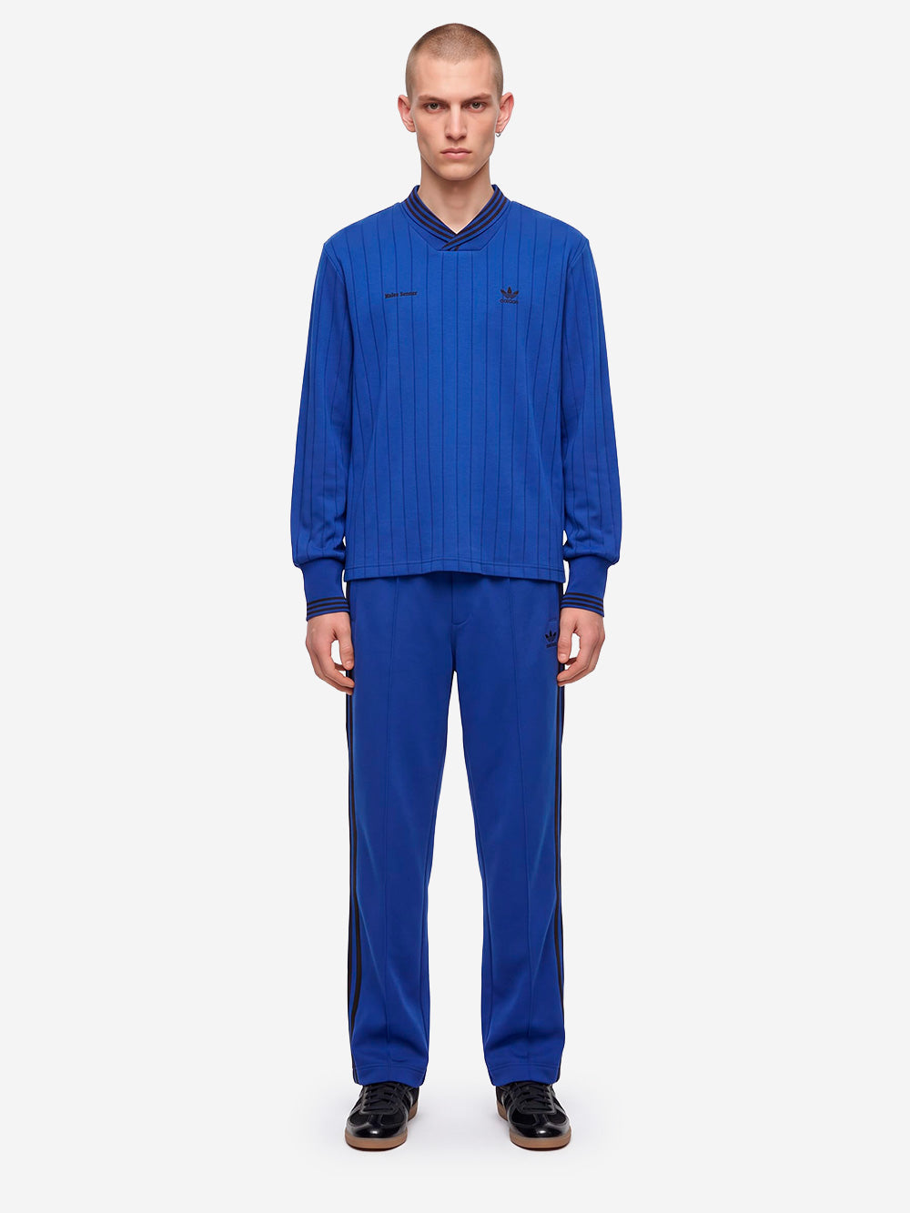 ADIDAS x Wales Bonner maglia a maniche lunghe da calcio Blu Urbanstaroma