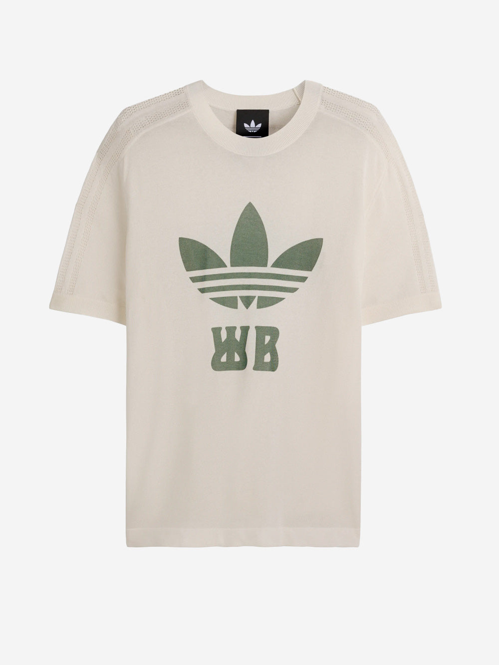 ADIDAS x Wales Bonner t-shirt jacquard bianca Beige Urbanstaroma