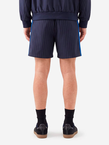 ADIDAS x Wales Bonner pantaloni corti gessati blu Navy