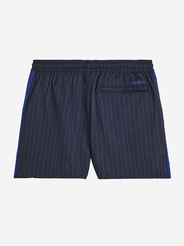 ADIDAS x Wales Bonner pantaloni corti gessati blu Navy