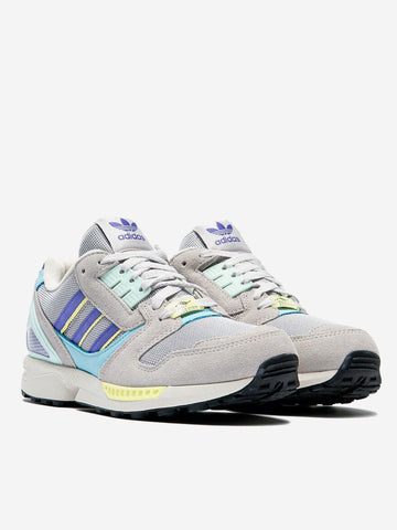 ADIDAS ORIGINALS ZX 8000 'Grey Two' Purple Semi Frozen Lemon Grigio viola