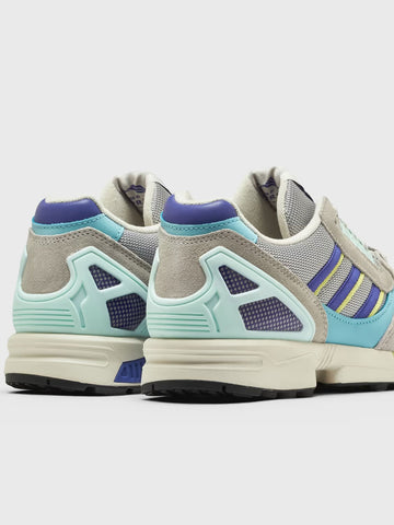 ADIDAS ORIGINALS ZX 8000 'Grey Two' Purple Semi Frozen Lemon Grigio viola