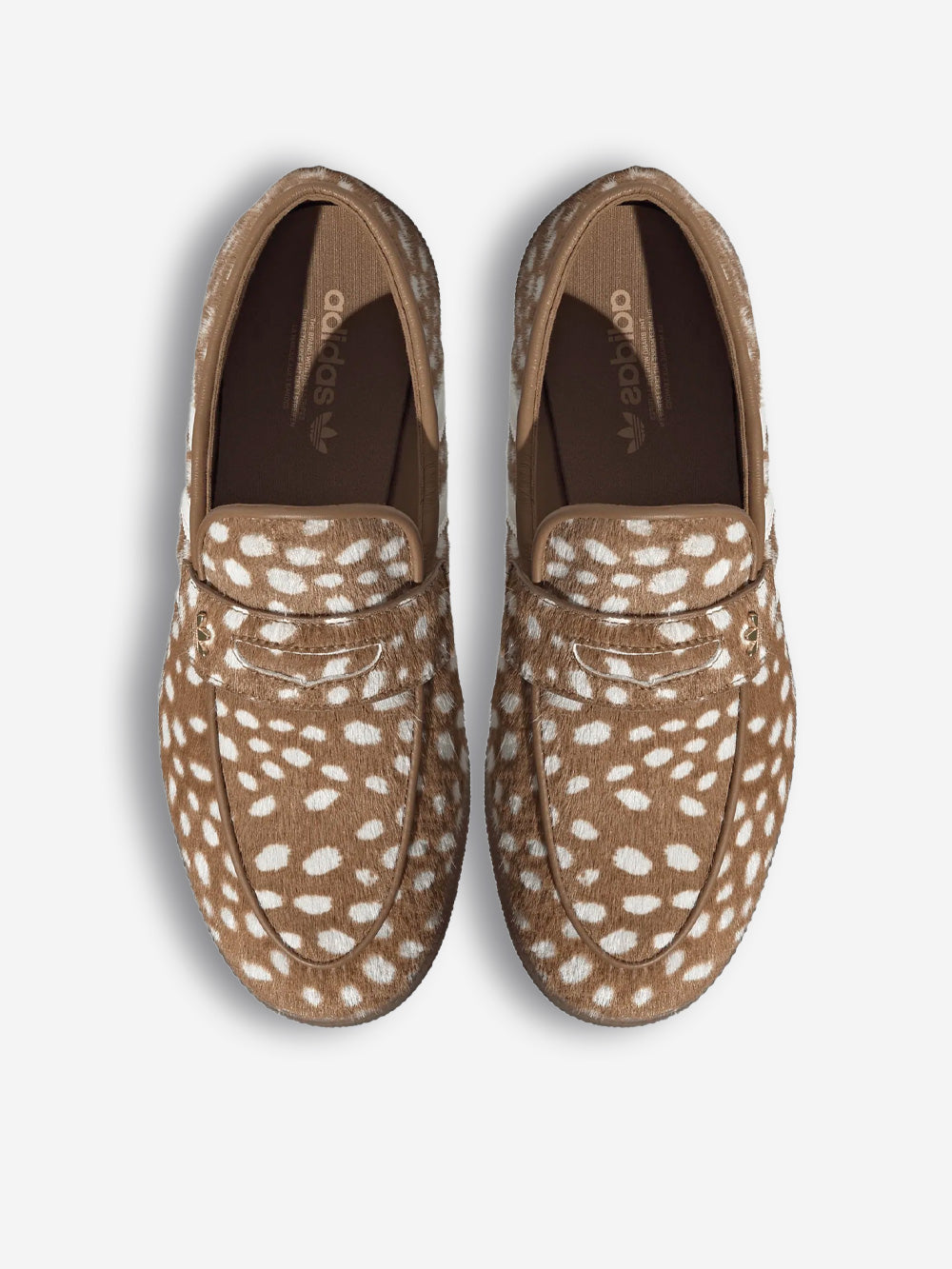 ADIDAS ORIGINALS W Mocassini Handball Spezial con animalier Marrone bianca Urbanstaroma