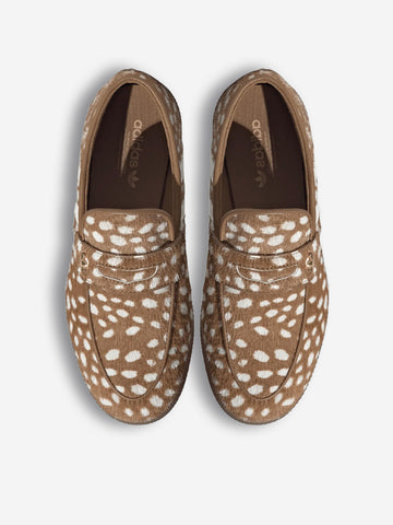 ADIDAS ORIGINALS W Mocassini Handball Spezial con animalier Marrone bianca
