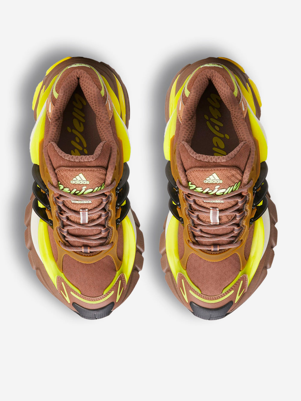 ADIDAS Virginia Adistar Jellyfish x Pharrell Williams 'Auburn Timber Yellow' Marrone Urbanstaroma