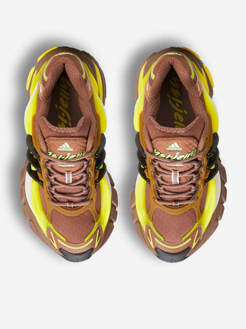 ADIDAS Virginia Adistar Jellyfish x Pharrell Williams 'Auburn Timber Yellow' Marrone