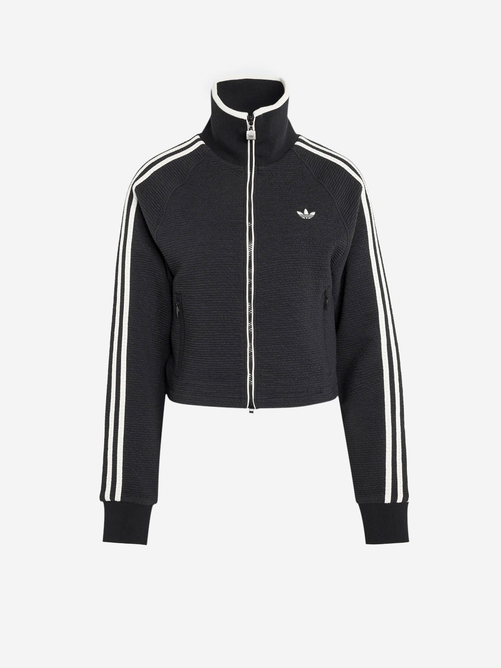 ADIDAS ORIGINALS Track top Firebird jacquard nero Nera bianca Urbanstaroma