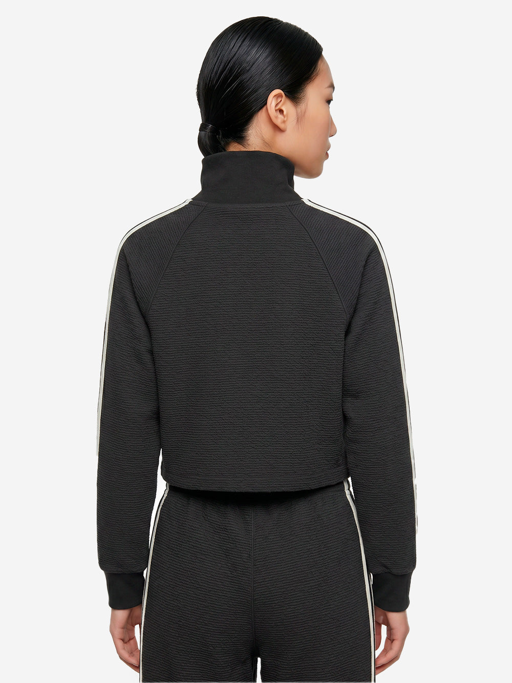 ADIDAS ORIGINALS Track top Firebird jacquard nero Nera bianca Urbanstaroma
