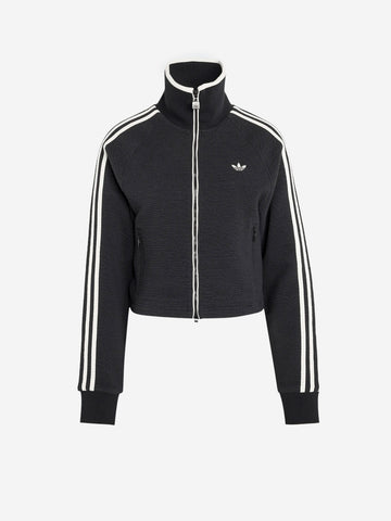 ADIDAS ORIGINALS Track top Firebird jacquard nero Nera bianca