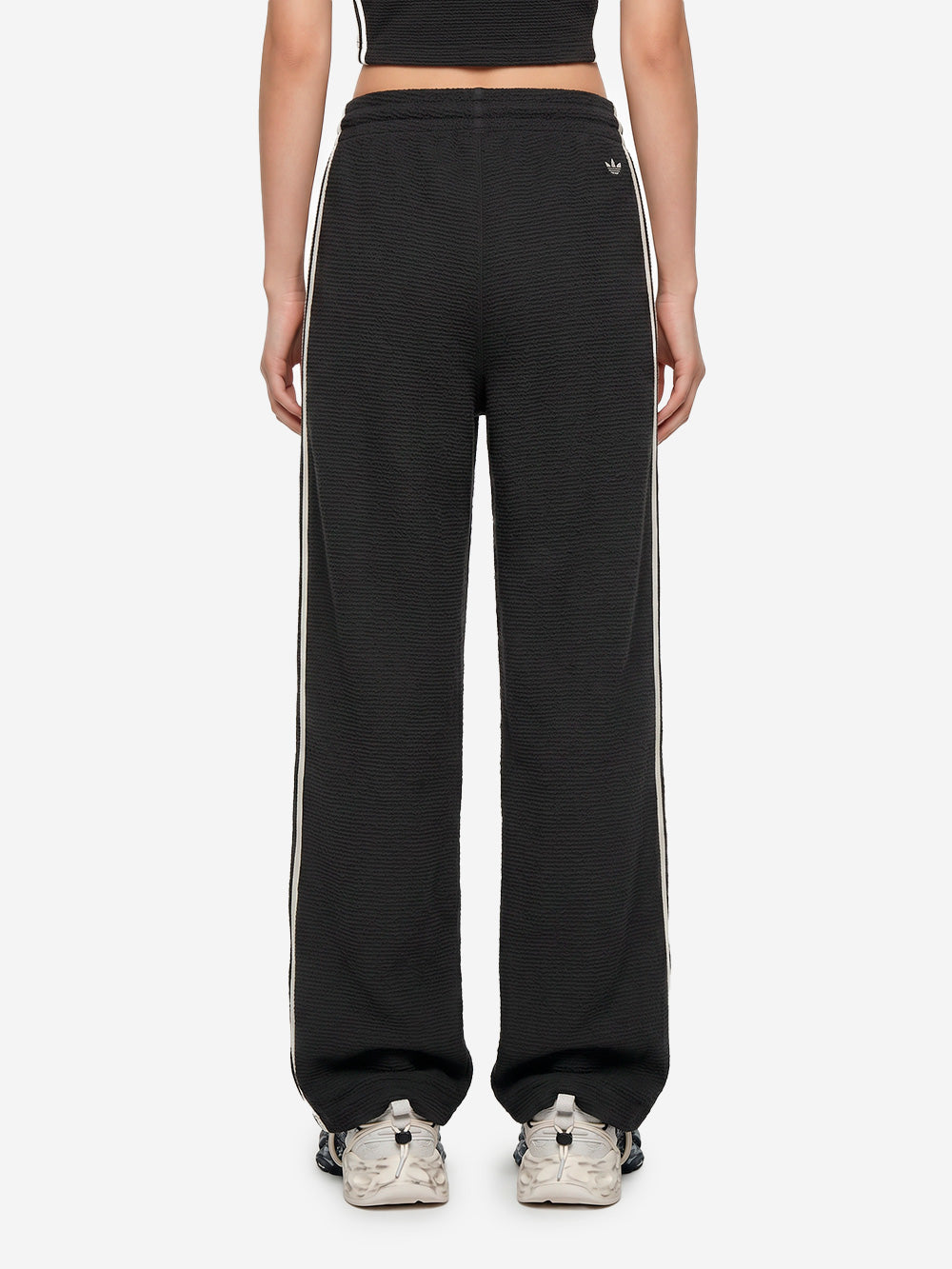 ADIDAS ORIGINALS Pantaloni track 'Firebird' testurizzati neri Black Urbanstaroma