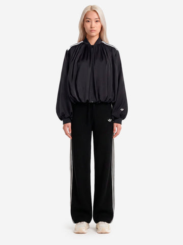 ADIDAS ORIGINALS Pantaloni track Firebird Chunky Knit in nero Nero bianco