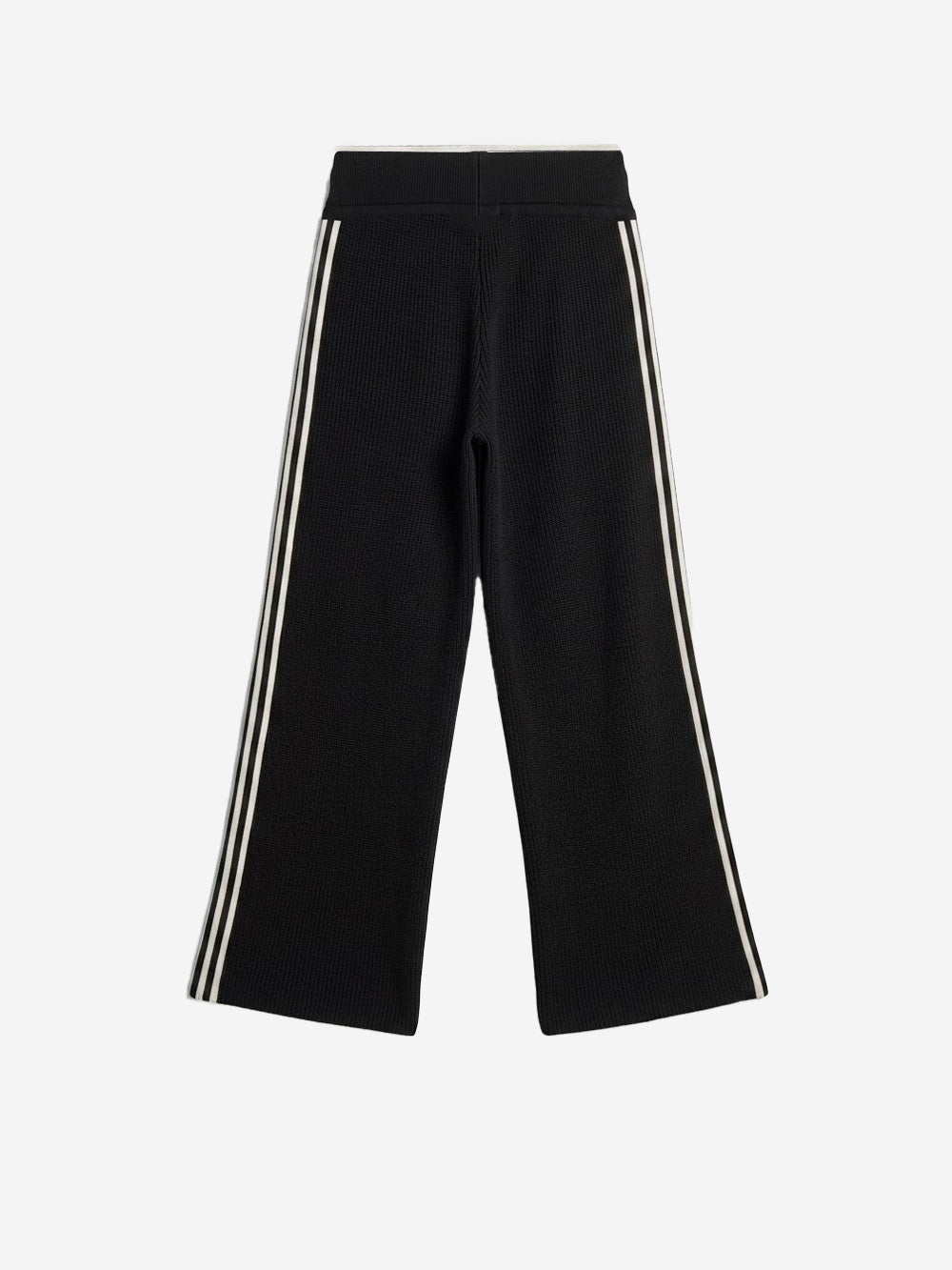 ADIDAS ORIGINALS Pantaloni track Firebird Chunky Knit in nero Nero bianco Urbanstaroma