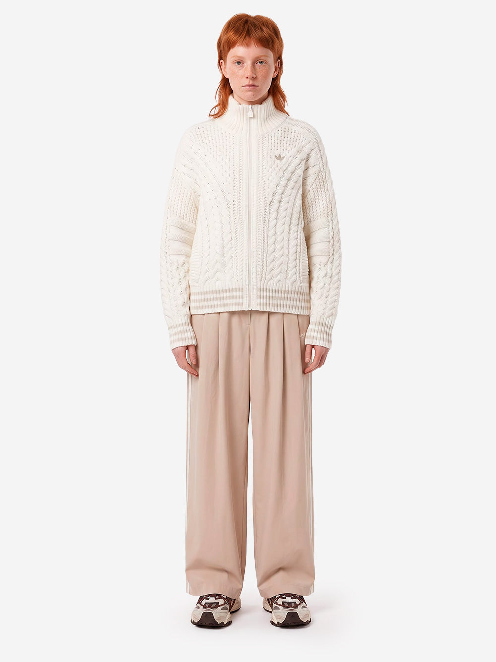 ADIDAS ORIGINALS Pantaloni pleated beige Beige Urbanstaroma