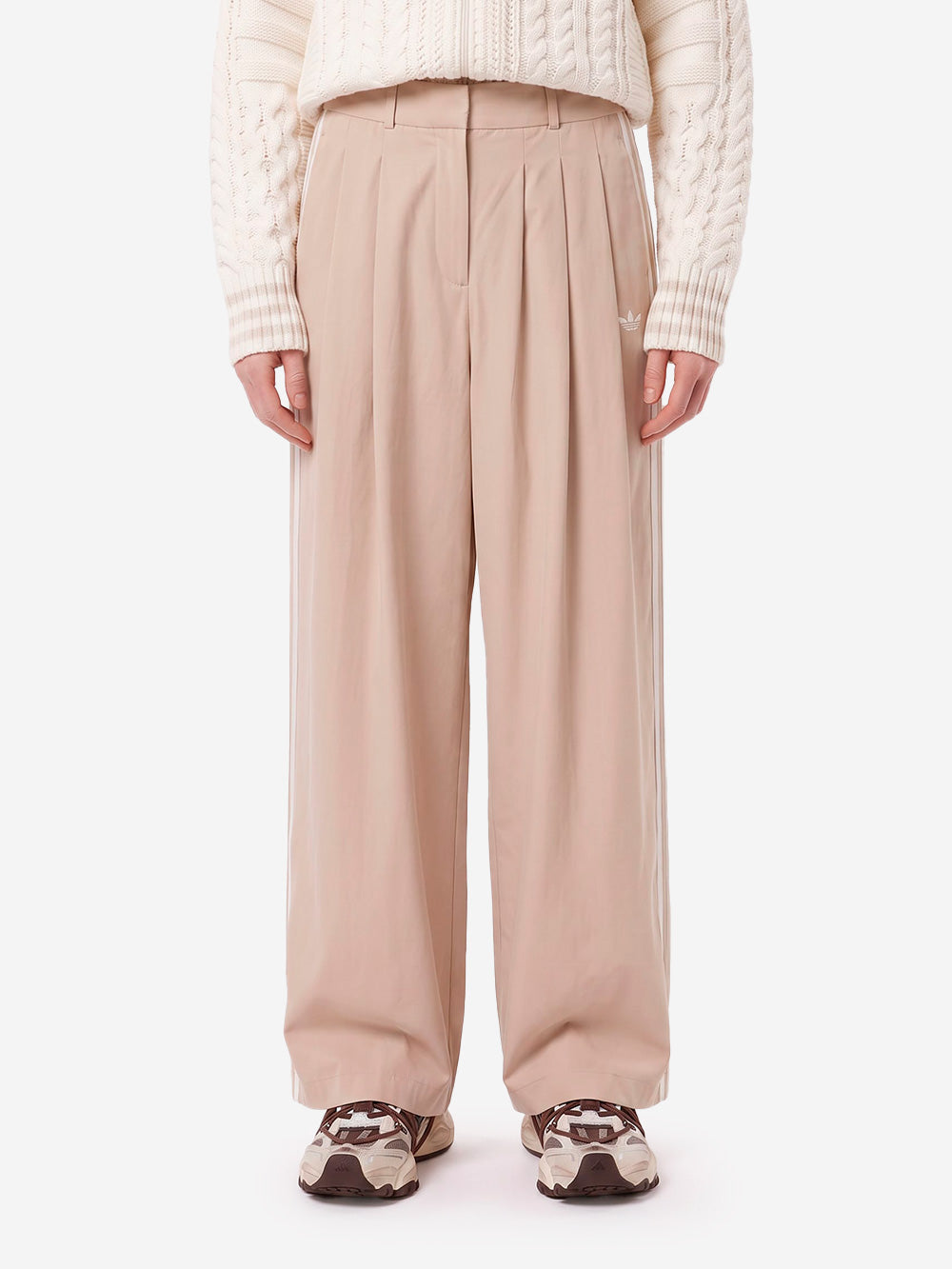 ADIDAS ORIGINALS Pantaloni pleated beige Beige Urbanstaroma