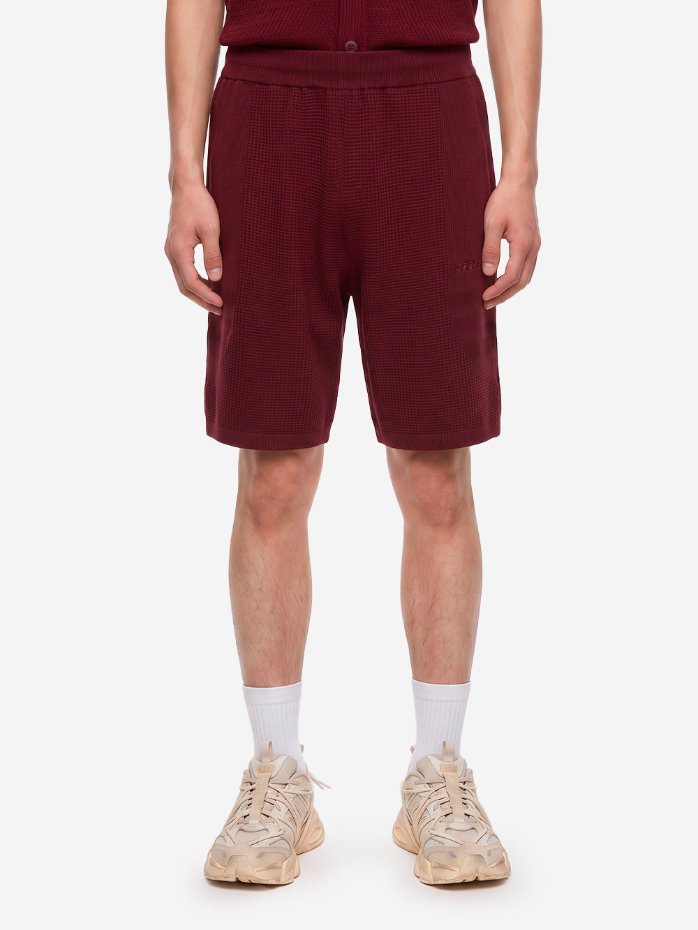 ADIDAS ORIGINALS Shorts bordeaux in maglia 'Munich' Bordeaux Urbanstaroma