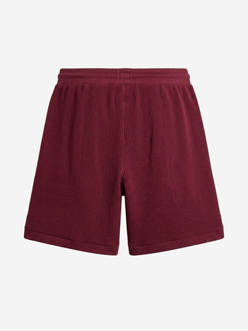 ADIDAS ORIGINALS Shorts bordeaux in maglia 'Munich' Bordeaux