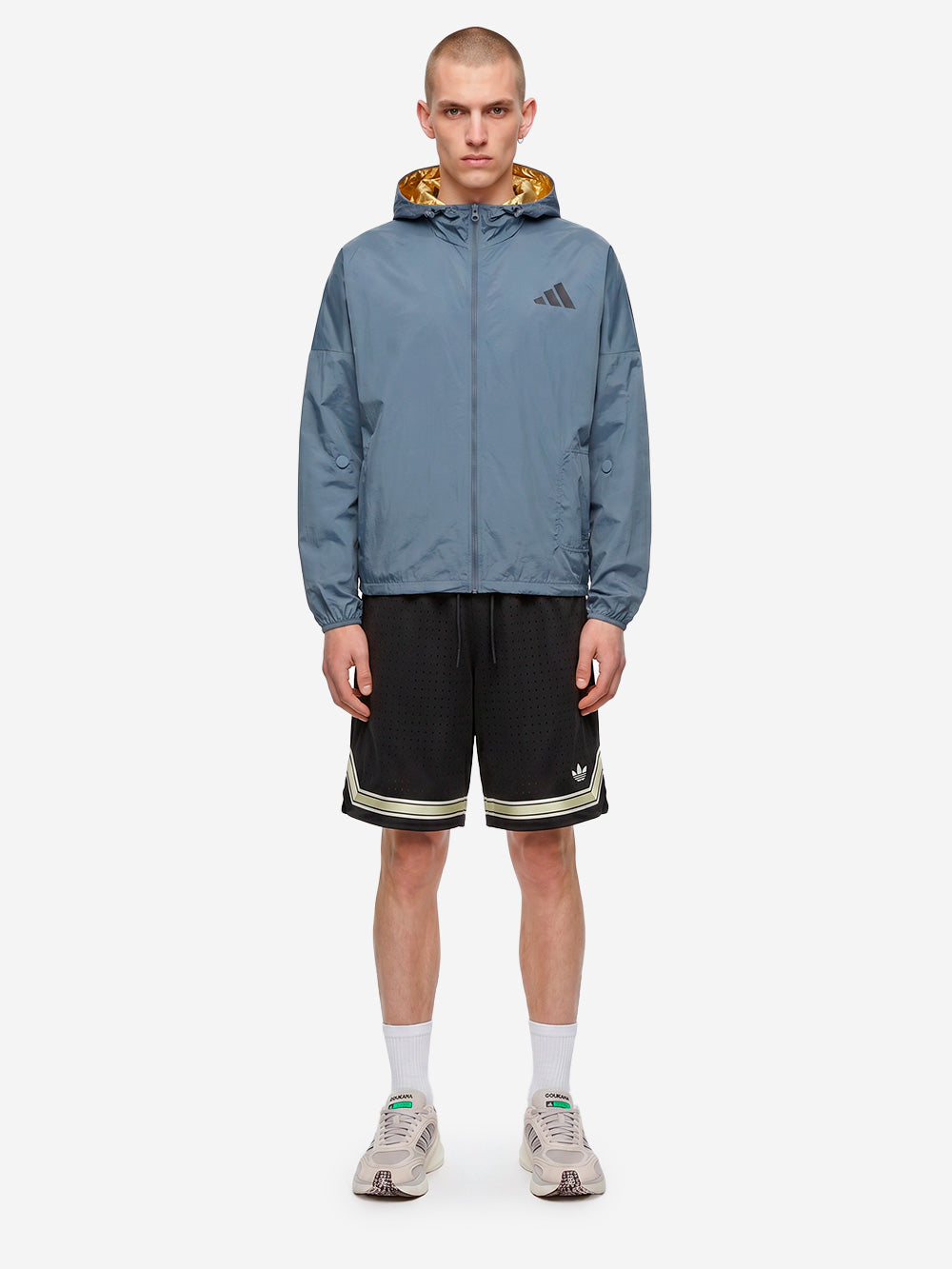 ADIDAS ORIGINALS Shorts neri 'Long Sideline' Nero Urbanstaroma