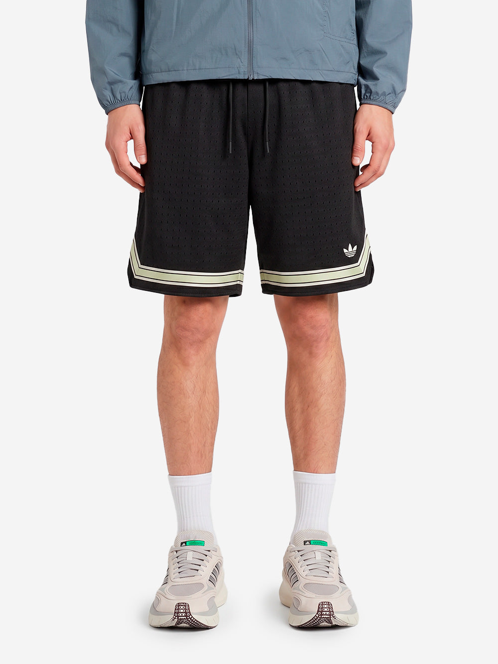 ADIDAS ORIGINALS Shorts neri 'Long Sideline' Nero Urbanstaroma