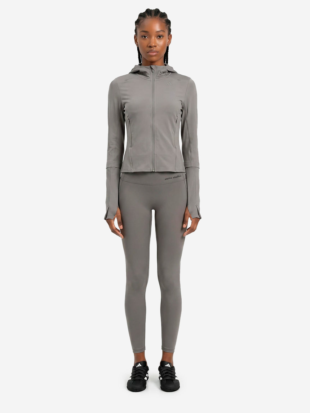 ADIDAS Training Hood Midlayer grigio x Entire Studios Grigio Urbanstaroma