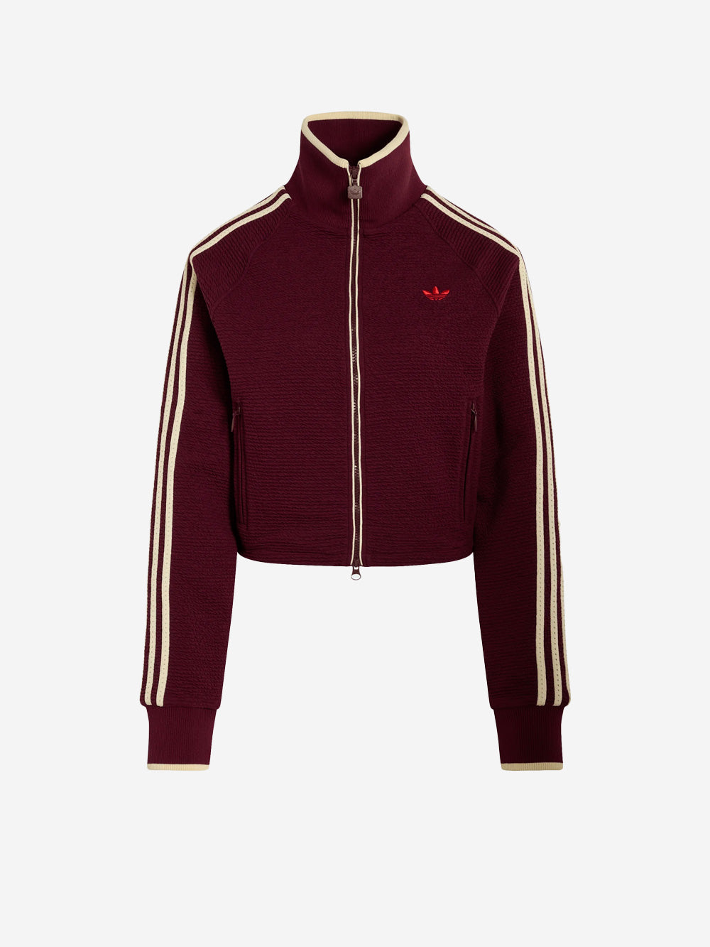 ADIDAS ORIGINALS Track top Firebird jacquard rosso Bordeau Urbanstaroma