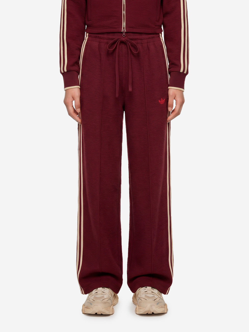 ADIDAS ORIGINALS Pantaloni track 'Firebird' testurizzati bordeaux Bordeau Urbanstaroma