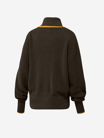ADIDAS ORIGINALS Track top marrone 'Firebird' in maglia spessa Marrone