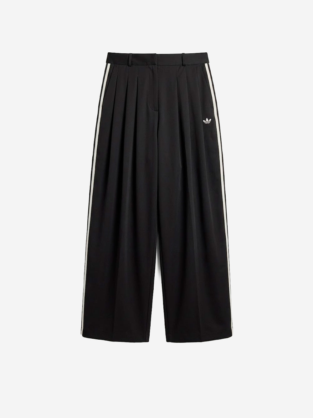 ADIDAS ORIGINALS Pantaloni pleated neri Nero Urbanstaroma