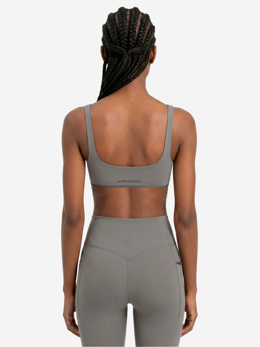 ADIDAS ORIGINALS Adidas x Entire Studios Optime Training Low Support Bra Grigio Urbanstaroma