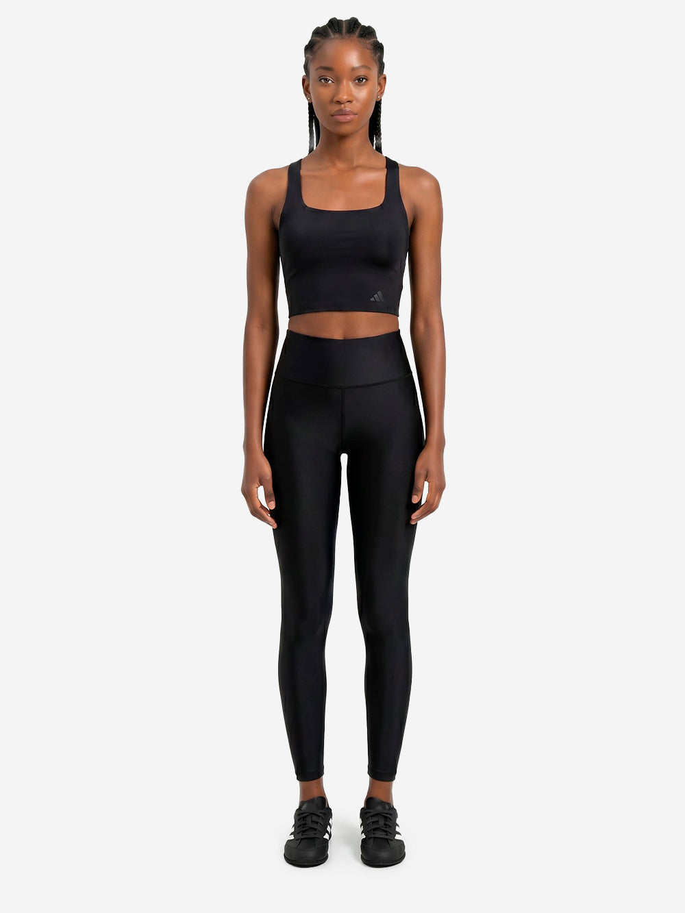ADIDAS ORIGINALS Adidas x Entire Studios Optime Training Medium Support Bra Tank Nero Urbanstaroma