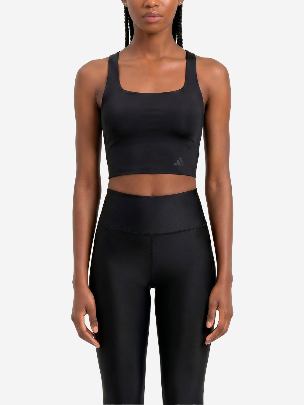 ADIDAS ORIGINALS Adidas x Entire Studios Optime Training Medium Support Bra Tank Nero Urbanstaroma