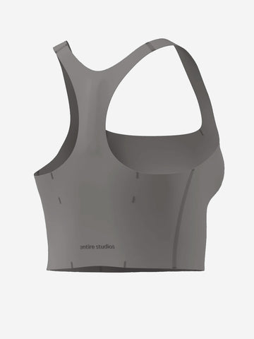ADIDAS Adidas x Entire Studios Optime Training Medium Support Bra Tank Grigio
