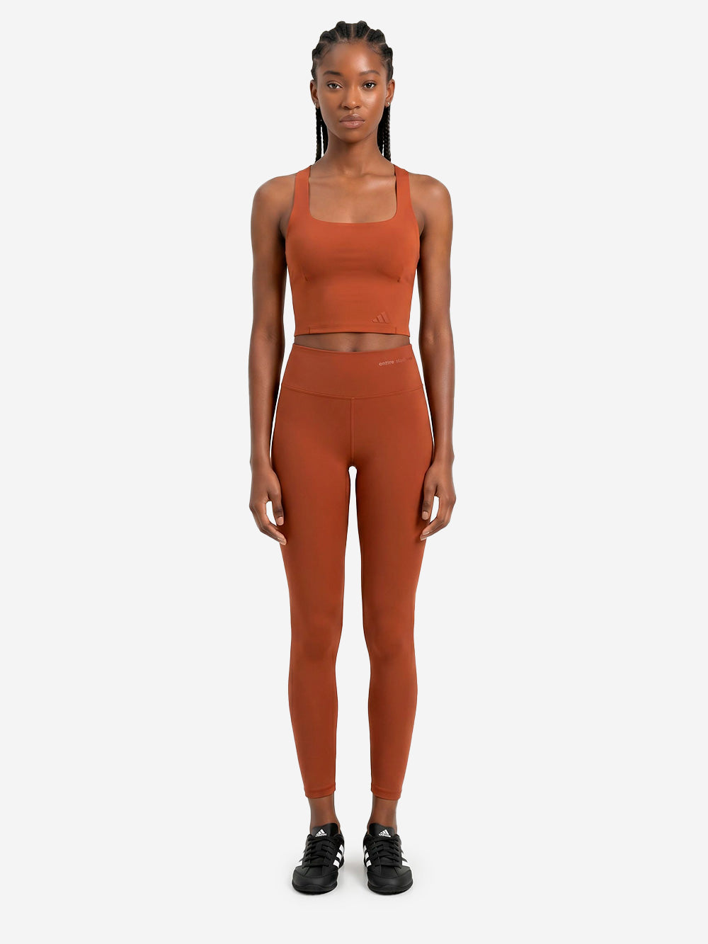 ADIDAS ORIGINALS Adidas x Entire Studios Optime Training Medium Support Bra Tank Ruggine Urbanstaroma