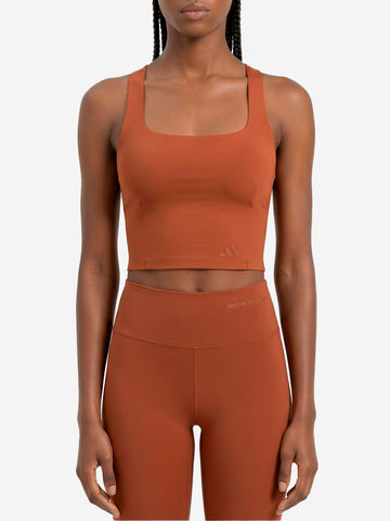 ADIDAS ORIGINALS Adidas x Entire Studios Optime Training Medium Support Bra Tank Ruggine