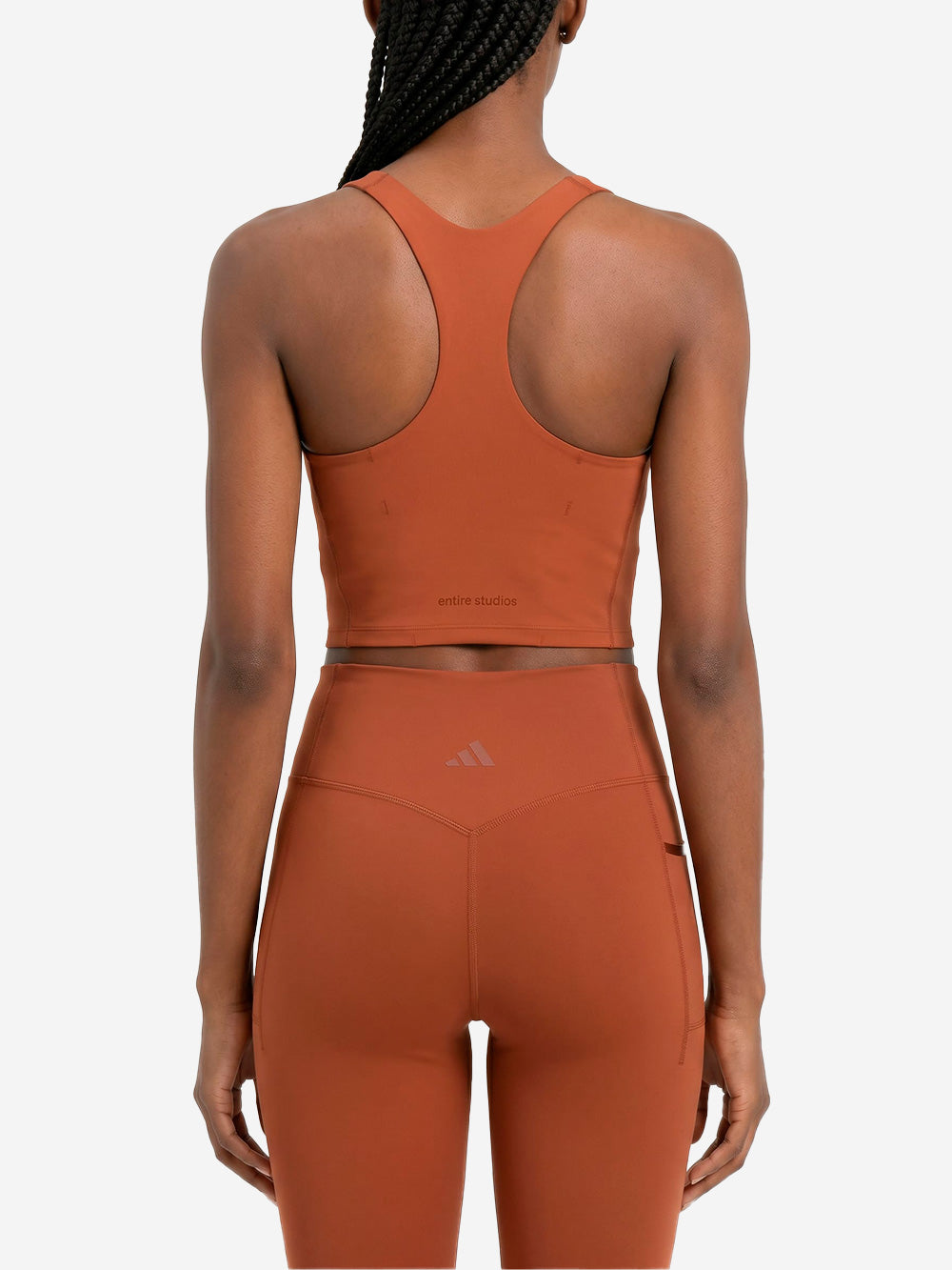 ADIDAS ORIGINALS Adidas x Entire Studios Optime Training Medium Support Bra Tank Ruggine Urbanstaroma